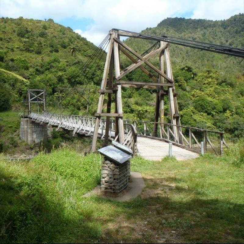 Tauranga Bridge in Okiore
