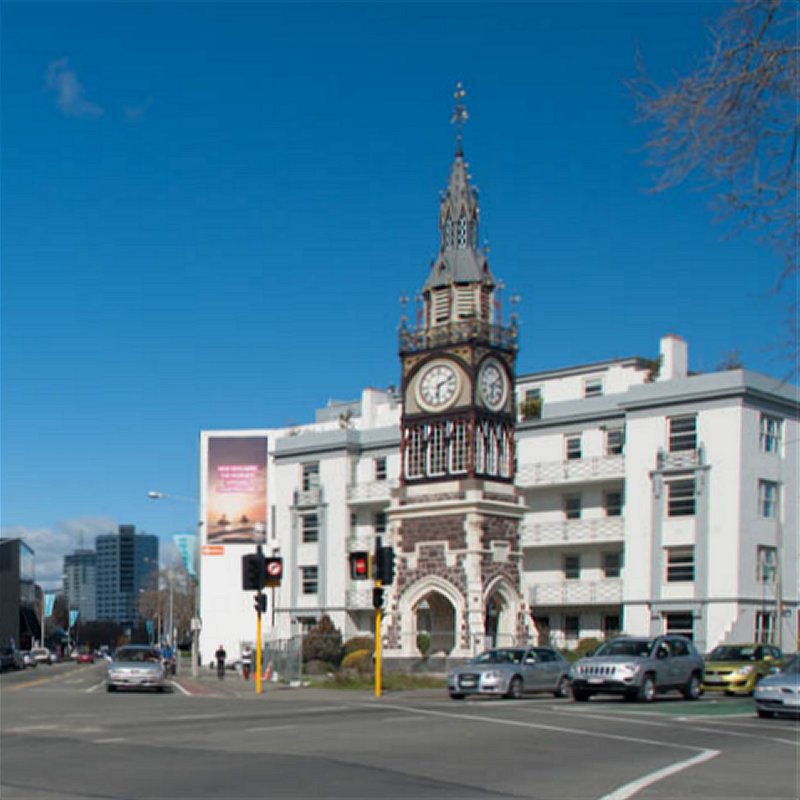 Victoria Clock Tower in Christchurch