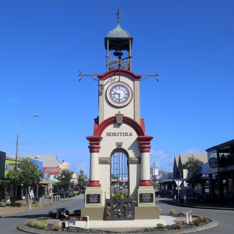 Clock Tower in Hokitika