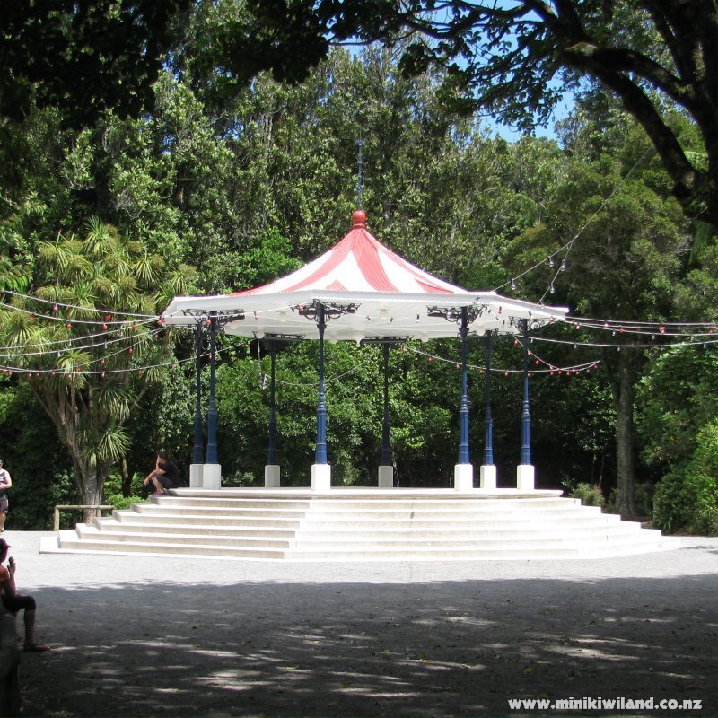 Band Rotunda in Pukekura Park in New Plymouth