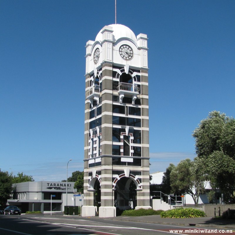 Clock Tower in New Plymouth