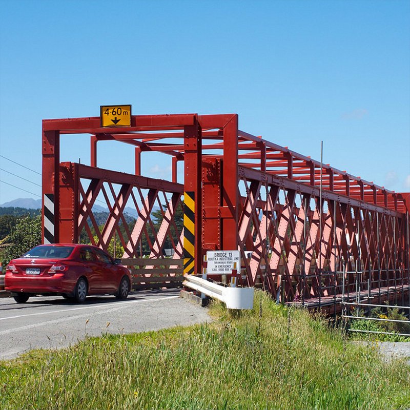 Taramakau Bridge in Taramakau